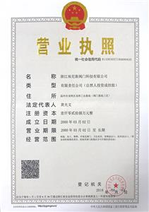 營業(yè)執(zhí)照-正本（浙江埃尼斯閥門科技有限公司）